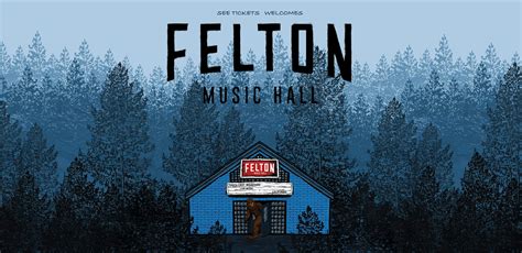 Felton music hall - Find Colby Acuff Felton tickets, appearing at Felton Music Hall in California on May 29, 2024 at 8:00 pm.